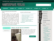 Tablet Screenshot of marterpfahlverlag.com